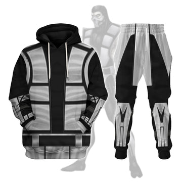 Human Smoke (Mortal Kombat) Costumes on Display T-shirt Hoodie Sweatpants Apparel
