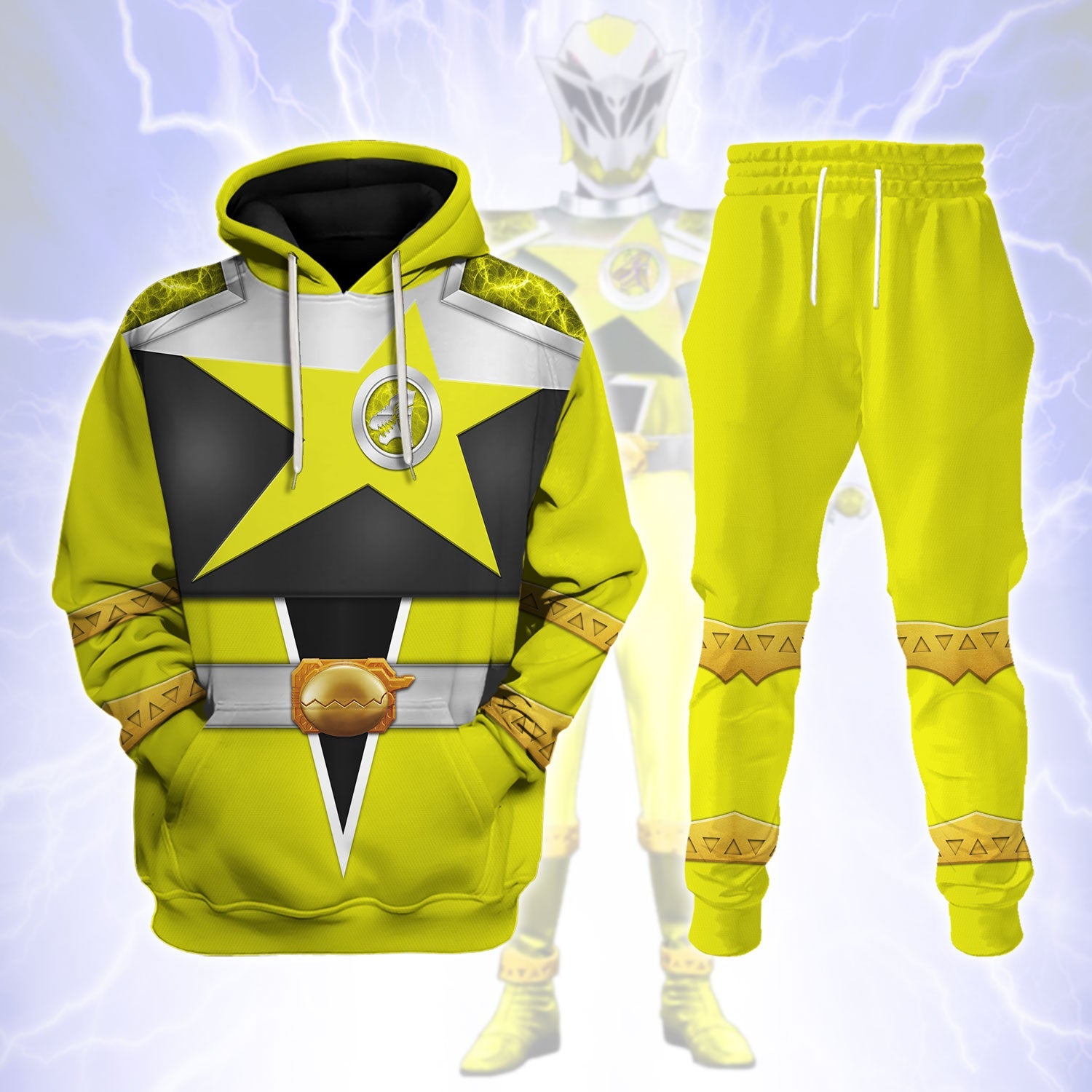 HumansBold Mosa Fury Yellow Ranger Super Cosmic Mode Hoodies Sweatshirt T-shirt ZipHoodies Sweatpants