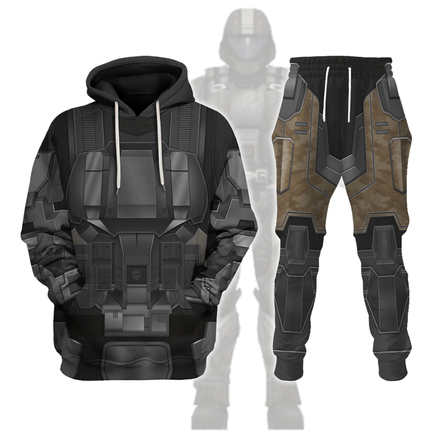Halo 3 ODST armor T-shirt Hoodie Zip Hoodie Sweatpants Cosplay