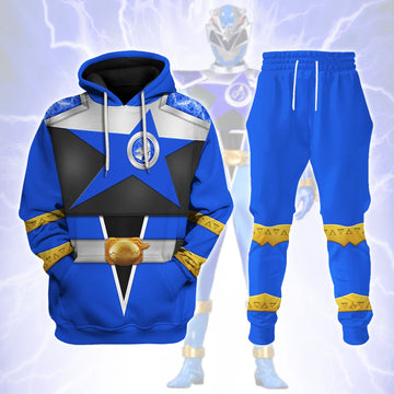 HumansBold Tricera Fury Blue Ranger Super Cosmic Mode Hoodies Sweatshirt T-shirt ZipHoodies Sweatpants