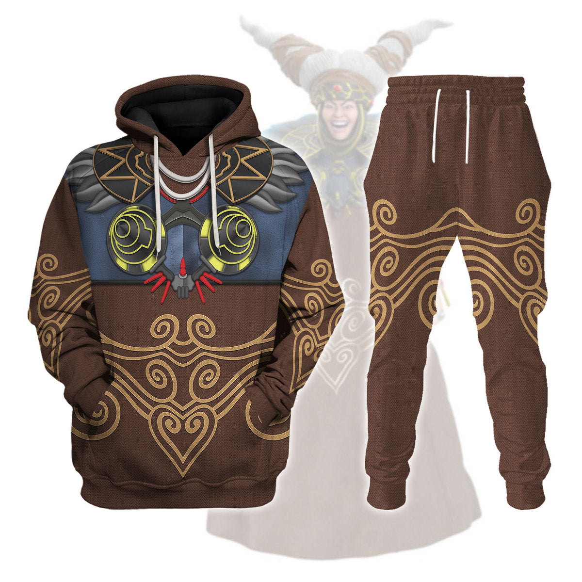 CustomsPig Rita Repulsa Costumes Hoodie Sweatshirt T-shirt Tracksuit