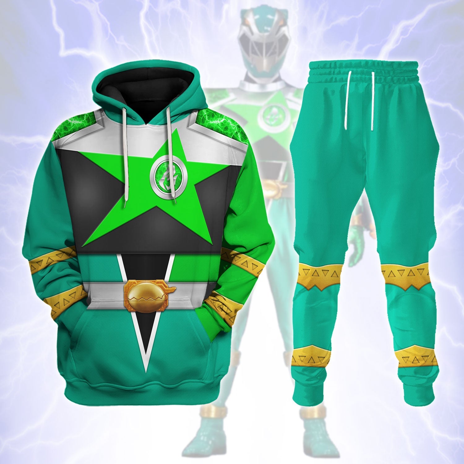 HumansBold Tiger Fury Green Ranger Super Cosmic Mode Hoodies Sweatshirt T-shirt ZipHoodies Sweatpants