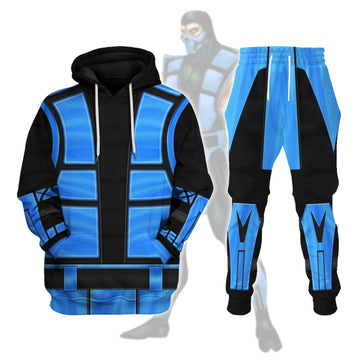 Classic Sub-zero (Mortal Kombat) Costumes on Display T-shirt Hoodie Sweatpants Apparel