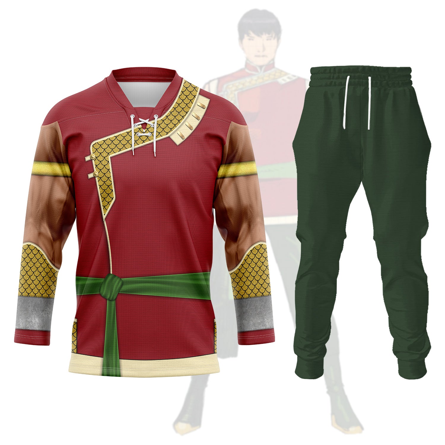 HumansBold Shang Chi Sleeveless Hoodies Sweatshirt T-shirt Hawaiian Tracksuit Hockey Jersey