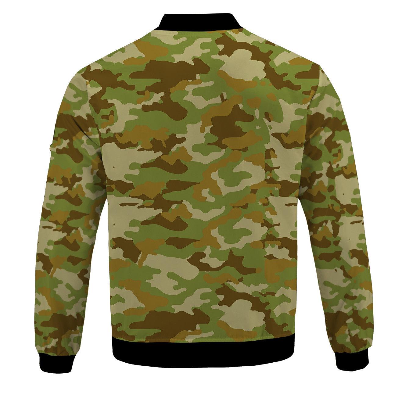AMCU Australian Multicam Camouflage Uniform Bomber Jacket - CustomsPig