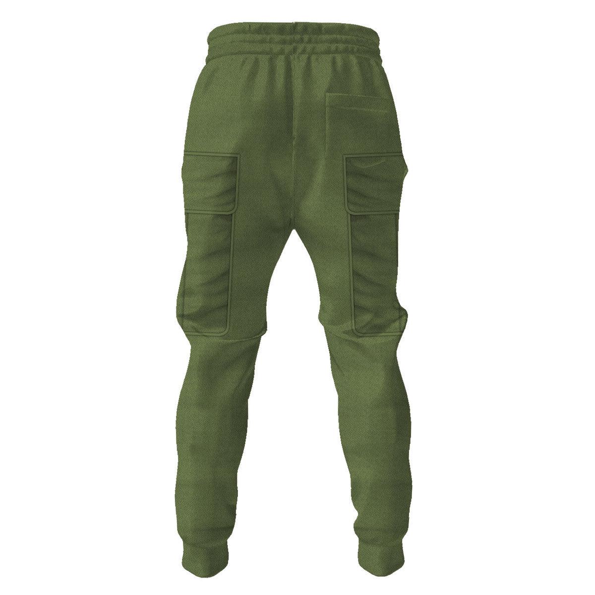 American Jungle Tunic and trousers-3rd pattern-Poplin Rip Stop-Basic Custom Name - CustomsPig.com