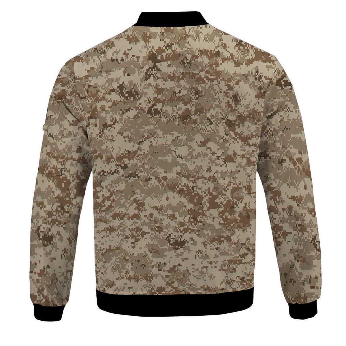 American Navy Working Uniform (NWU) Type II Camo Bomber Jacket - DucG