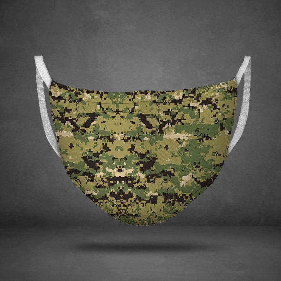American Navy Working Uniform (NWU) Type III (AOR-2) Woodland Camo Face Mask - CustomsPig