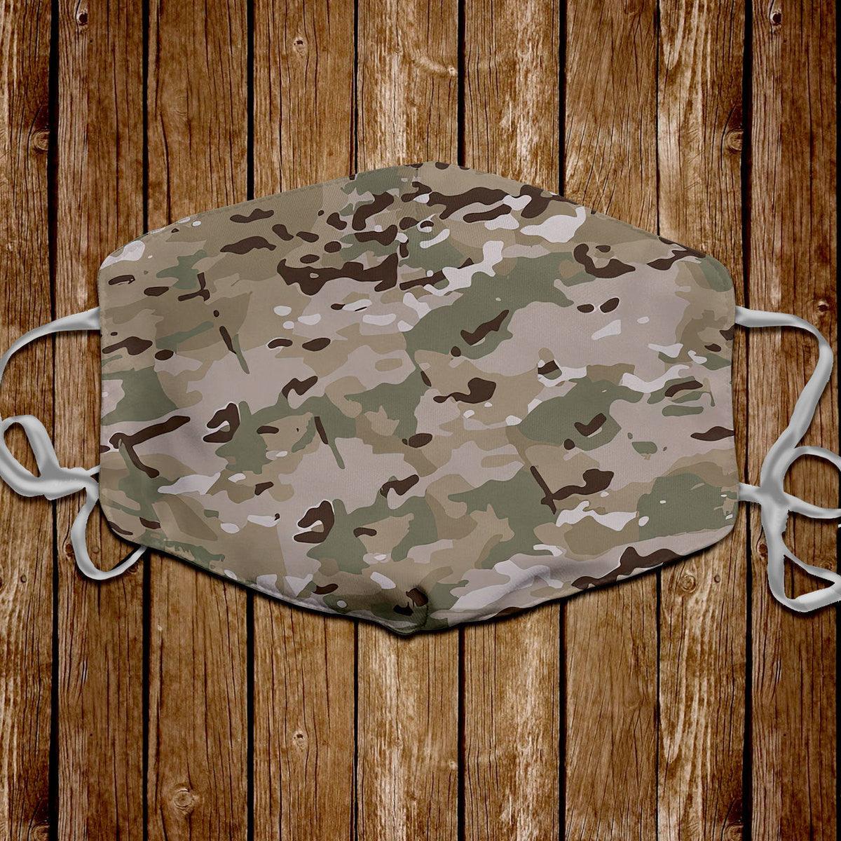 American Operational Camouflage Pattern (OCP) Face Mask - CustomsPig