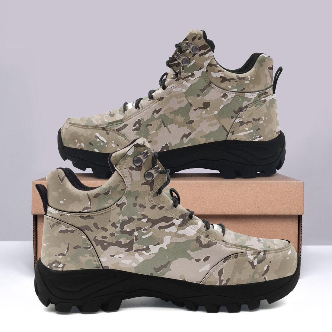 American Operational Camouflage Pattern (OCP) Hiking Shoes - CustomsPig