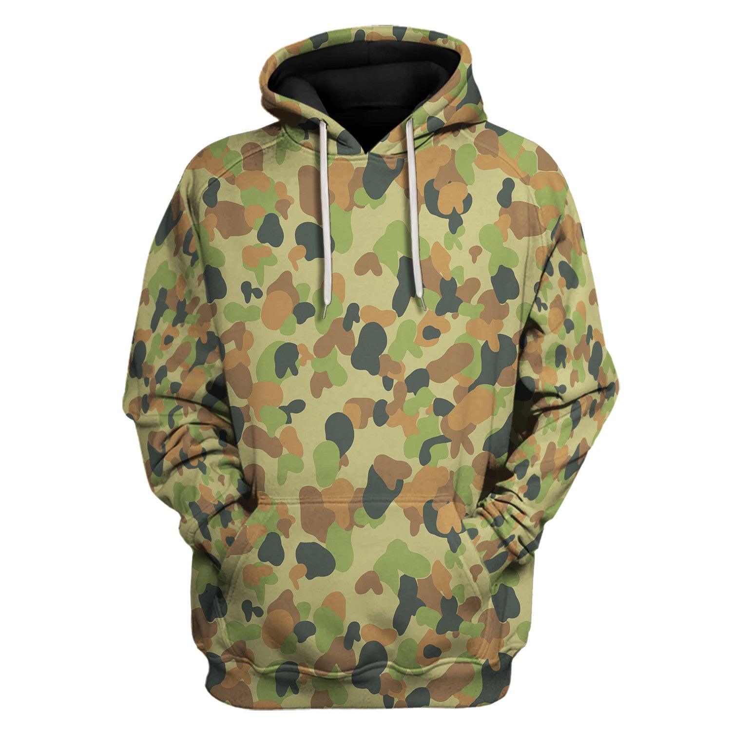 Australian AUSCAM Disruptive Pattern Camouflage Uniform Jelly Bean Camo Or Hearts And Bunnies - CustomsPig