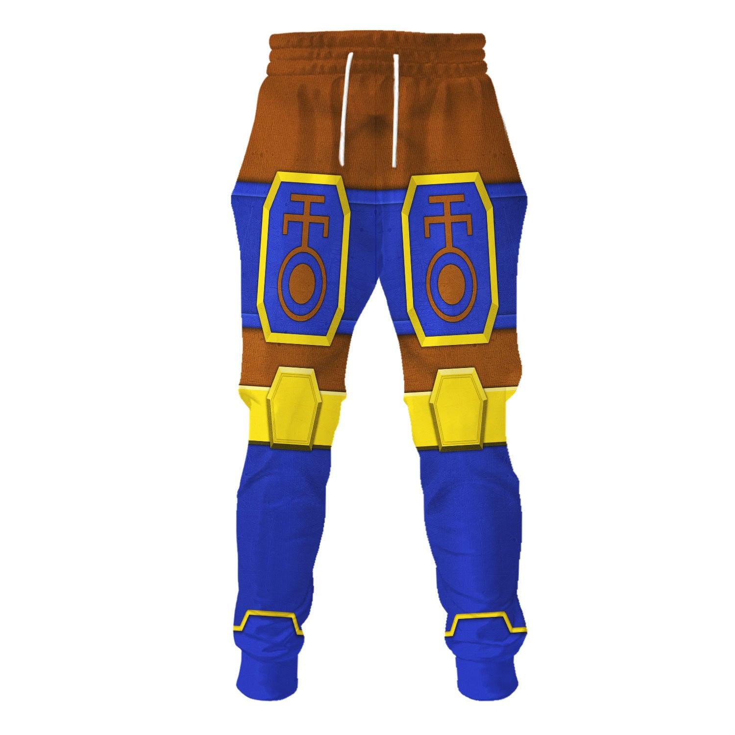 Beetlemon Digimon Frontier Hoodie T-shirt Sweatpants Cosplay - CustomsPig
