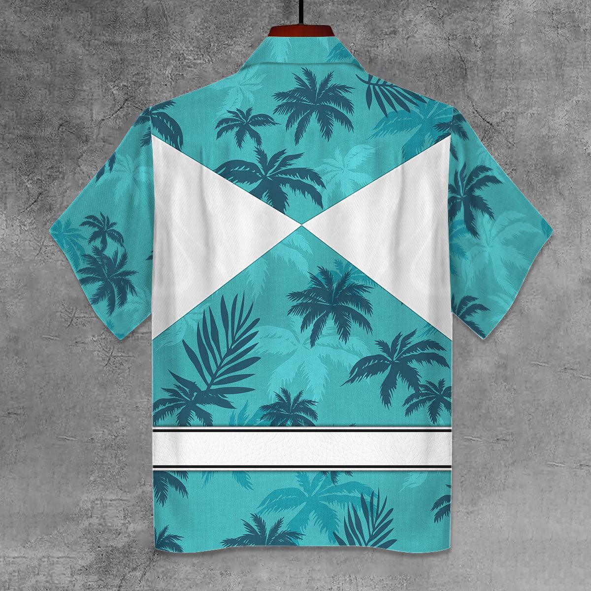 Belt Green Ranger x Tommy Vercetti Unisex Hawaiian Shirt Beach Shorts - CustomsPig.com