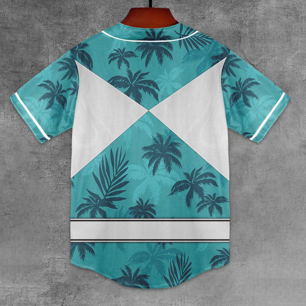 Belt Yellow Ranger x Tommy Vercetti MLB Jersey Shirt Beach Shorts - Gearhomie.com