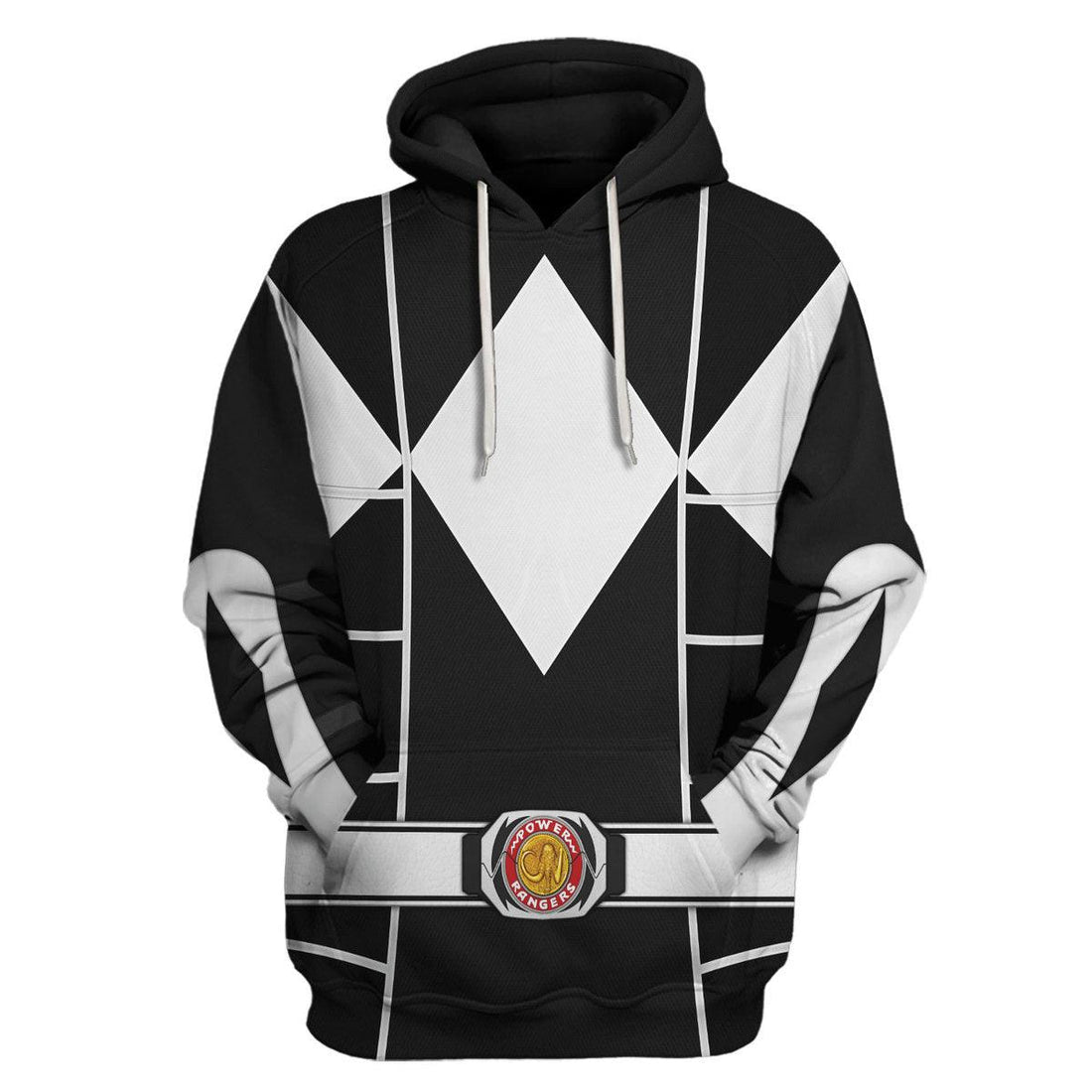 Black Ranger Mighty Morphin Cosplay Hoodies Sweatshirt T-shirt Hawaiian - CustomsPig.com