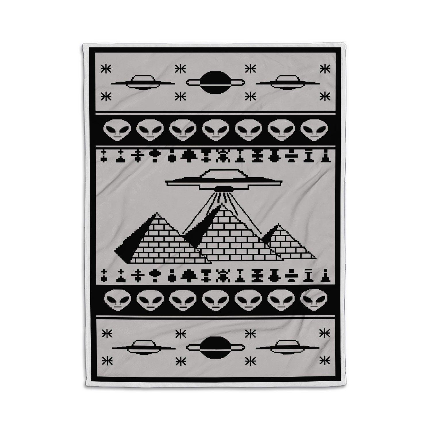 Blanket Ancient Aliens Pyramid - CustomsPig