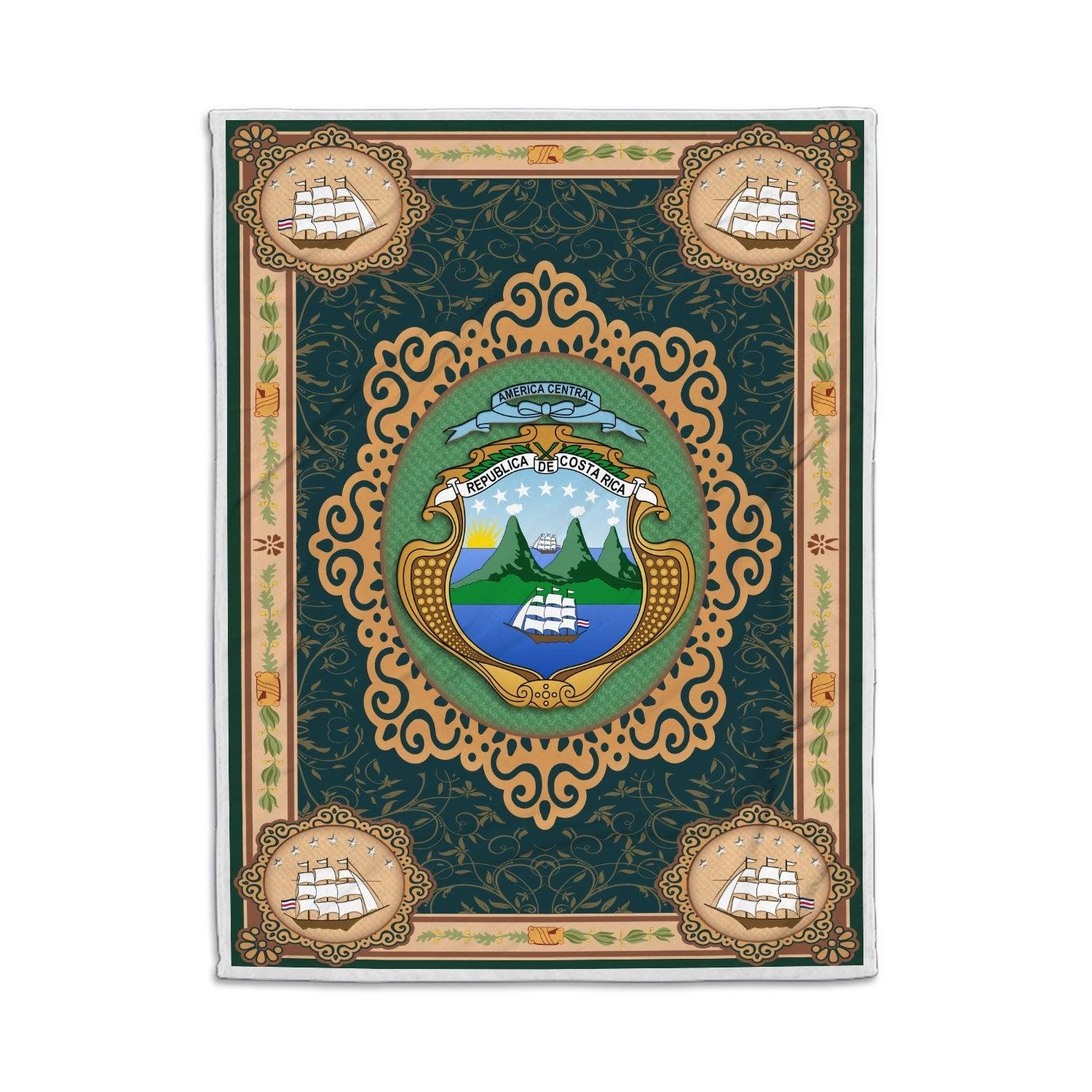Blanket Costa Rica Coat of Arms - CustomsPig