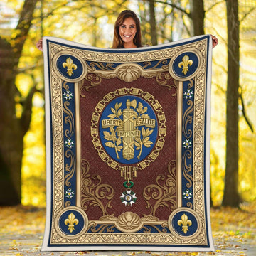 Blanket French Coat Of Arms - CustomsPig
