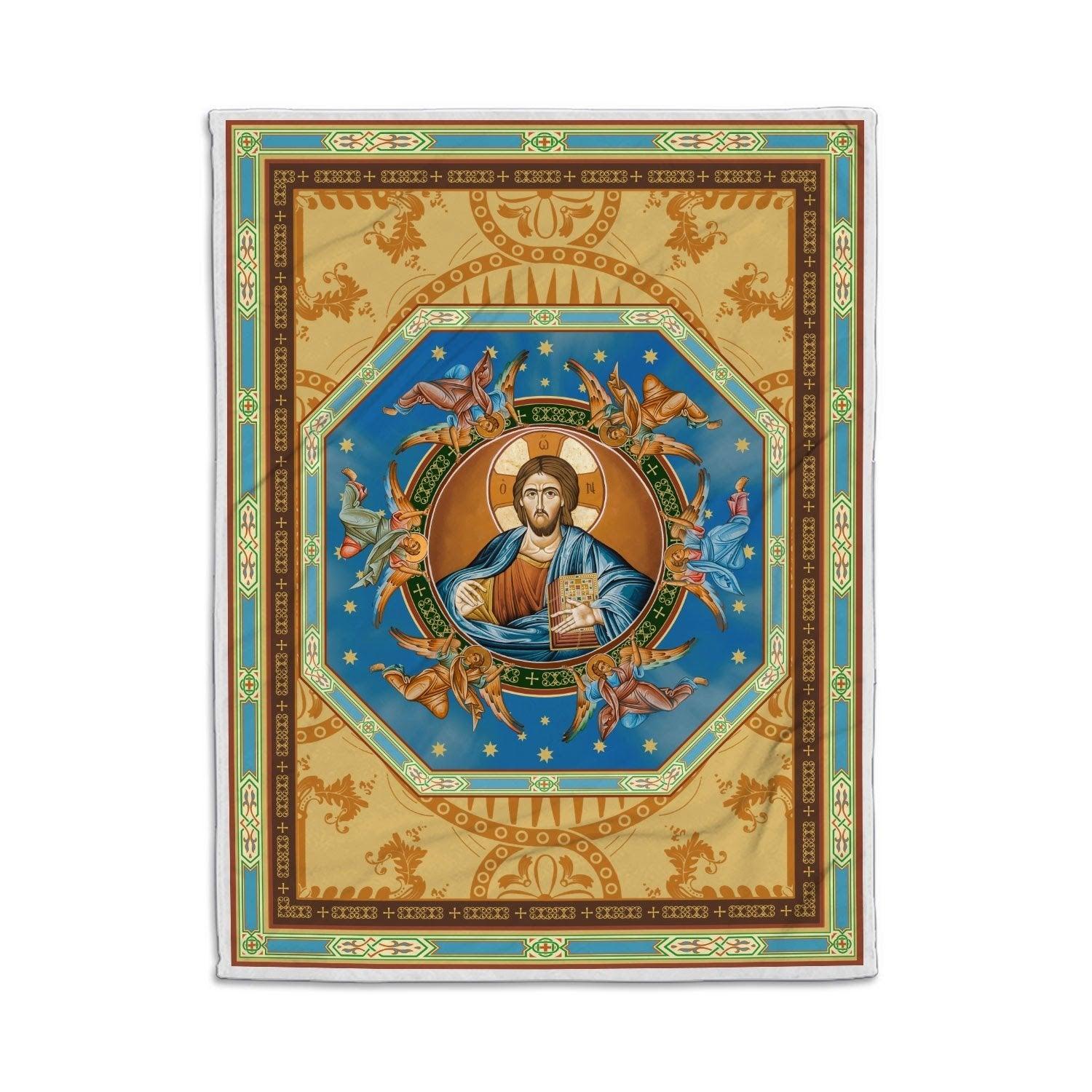 Blanket Jesus Christ Eastern Orthodox - CustomsPig