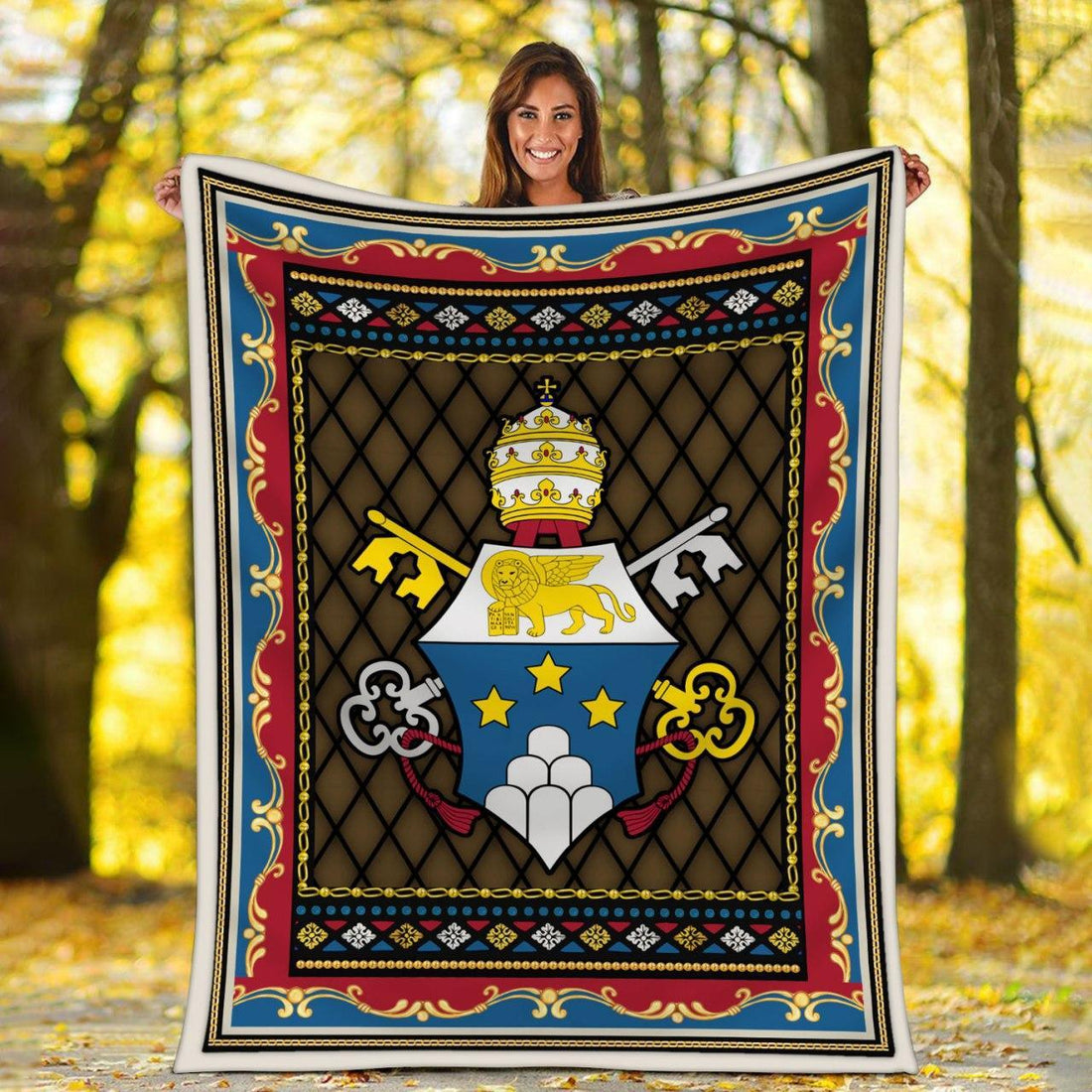 Blanket John Paul I Coat Of Arms - CustomsPig