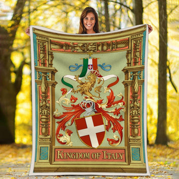 Blanket Kingdom of Italy Fleece - CustomsPig