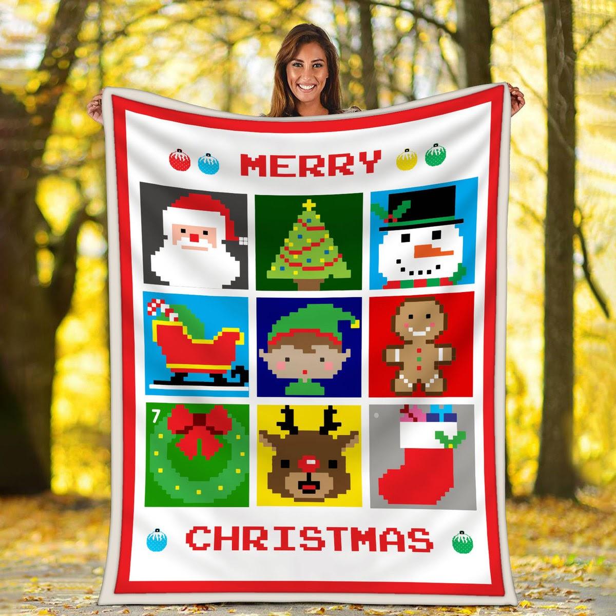 Blanket Merry Christmas - CustomsPig