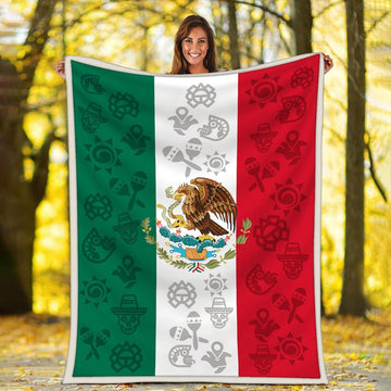 Blanket Mexico Flag - CustomsPig