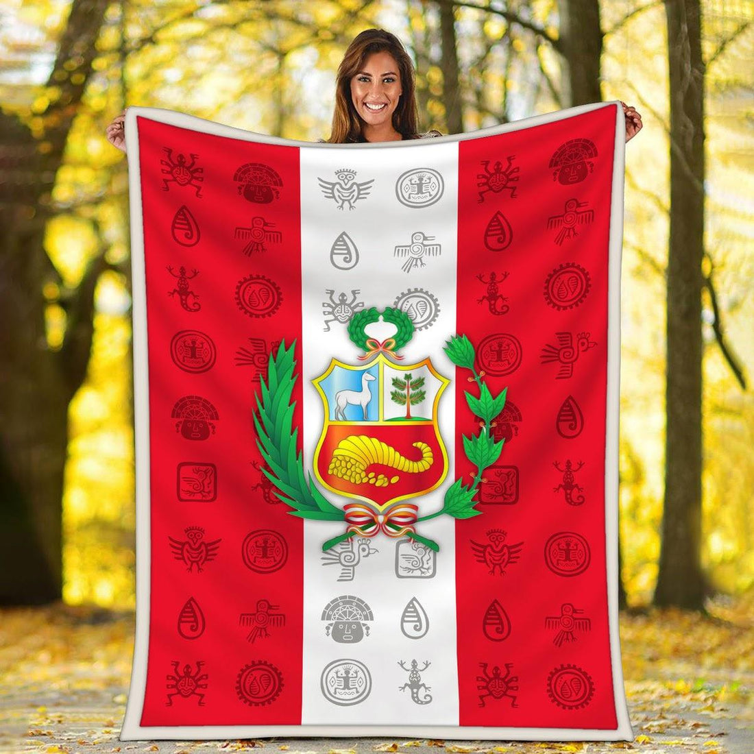 Blanket Peru Flag - CustomsPig
