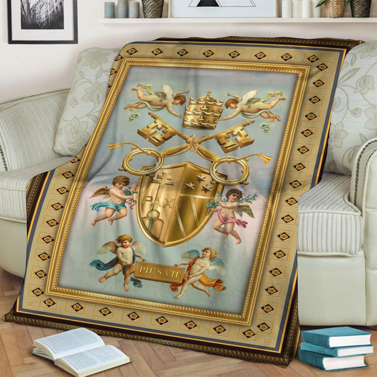 Blanket Pius VII Coat of Arm - CustomsPig
