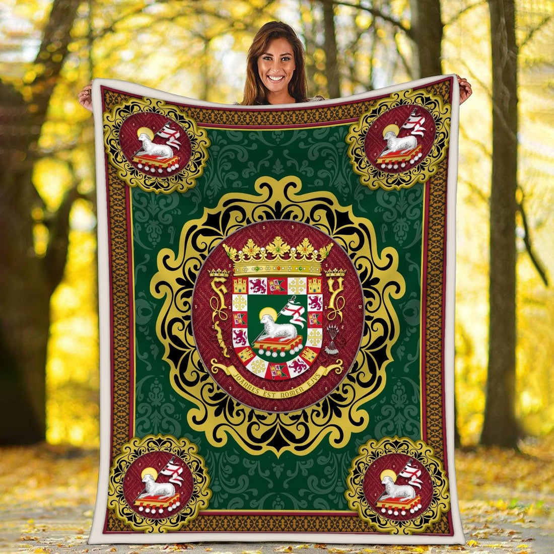 Blanket Puerto Rico Coat of Arms - CustomsPig