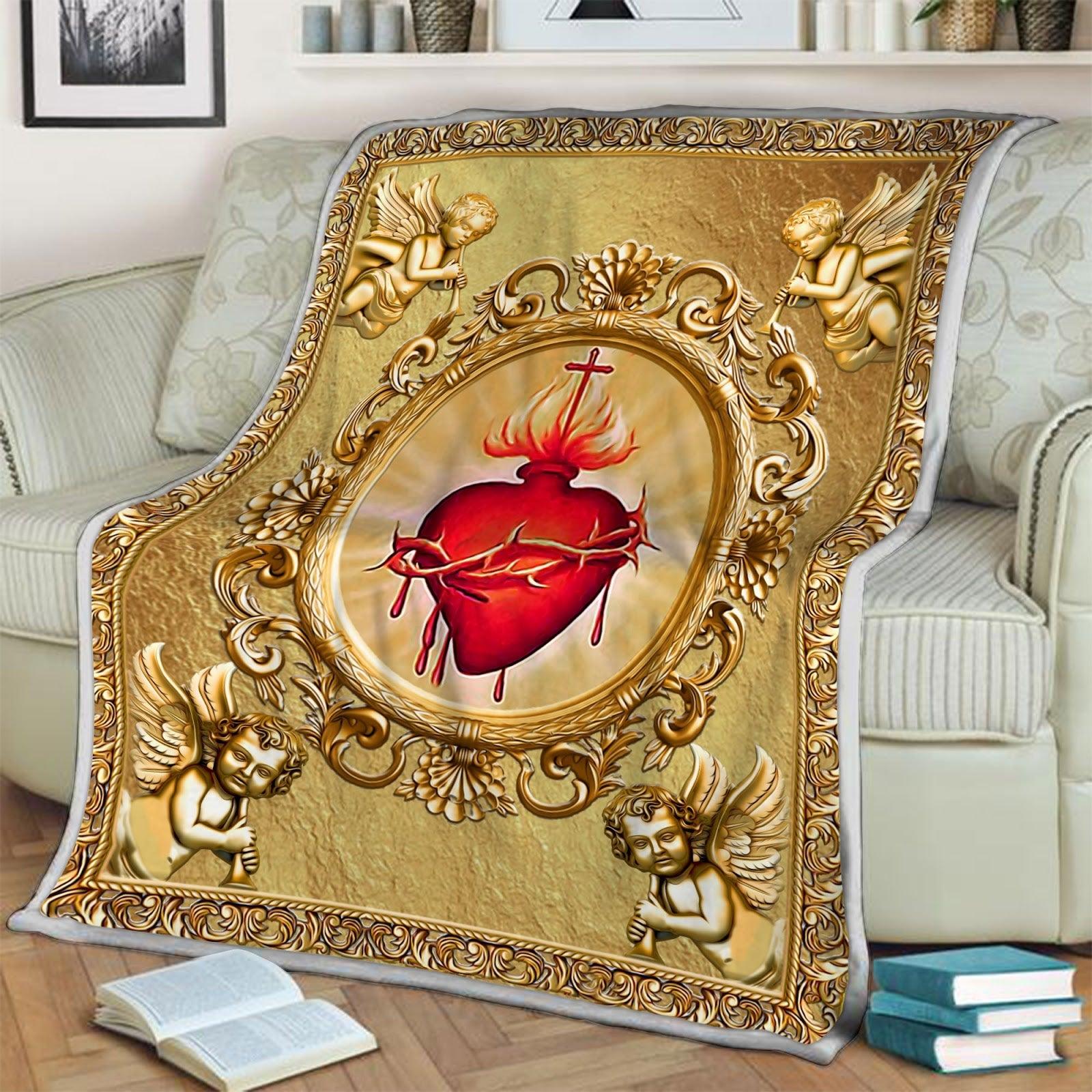 Blanket Sacred Heart - CustomsPig