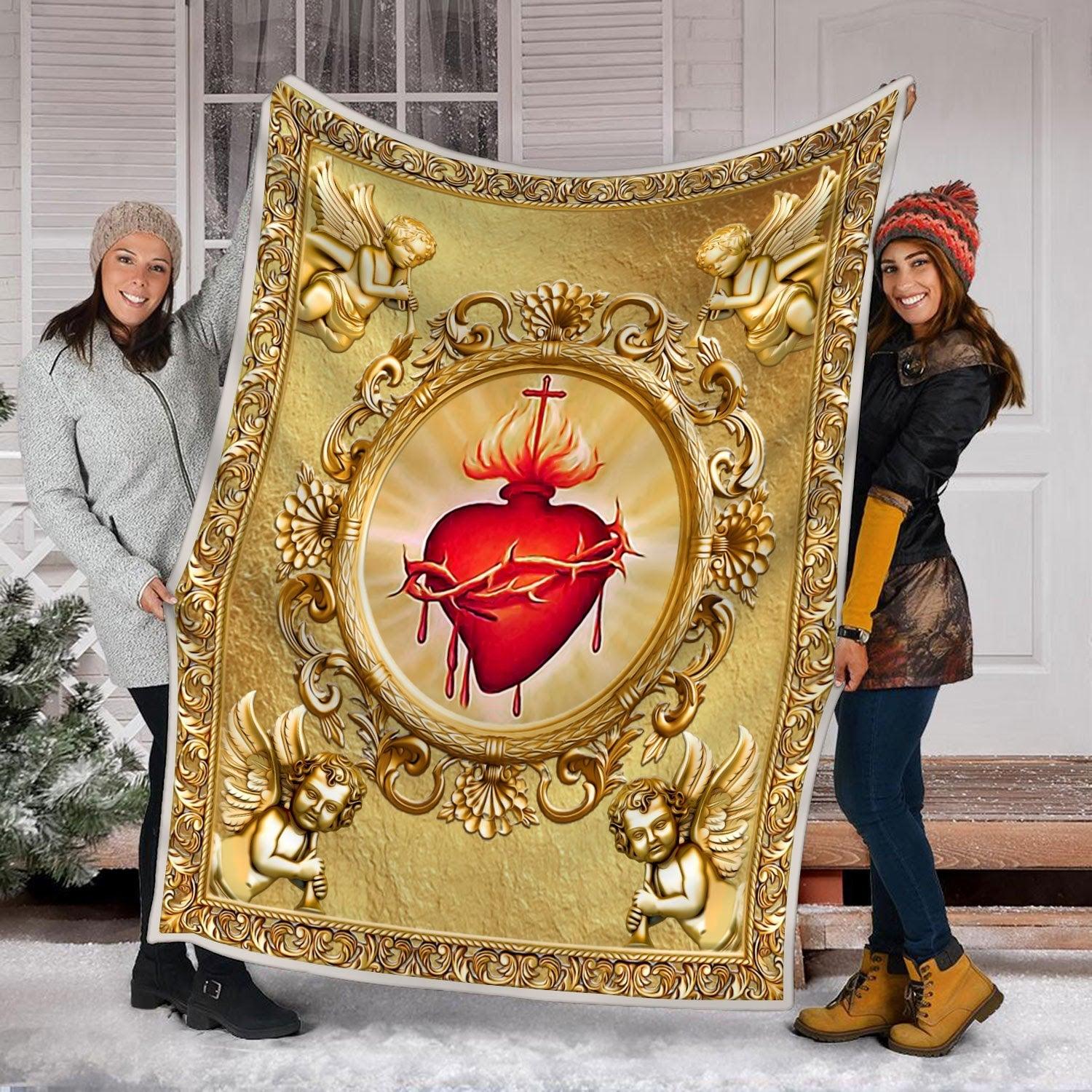 Blanket Sacred Heart - CustomsPig