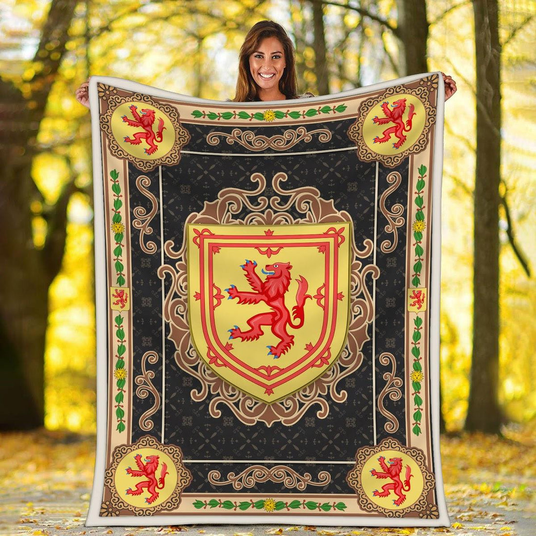 Blanket Scotland Coat Of Arms - CustomsPig