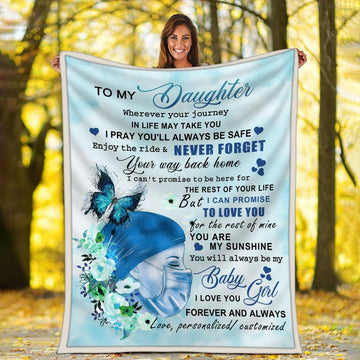 Blanket To My Daughter Nurse - CustomsPig