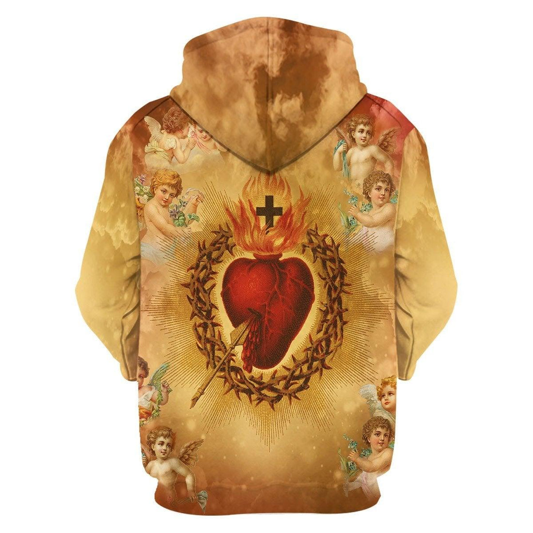 Blessed Virgin Mary & Jesus Zip Hoodie - DucG