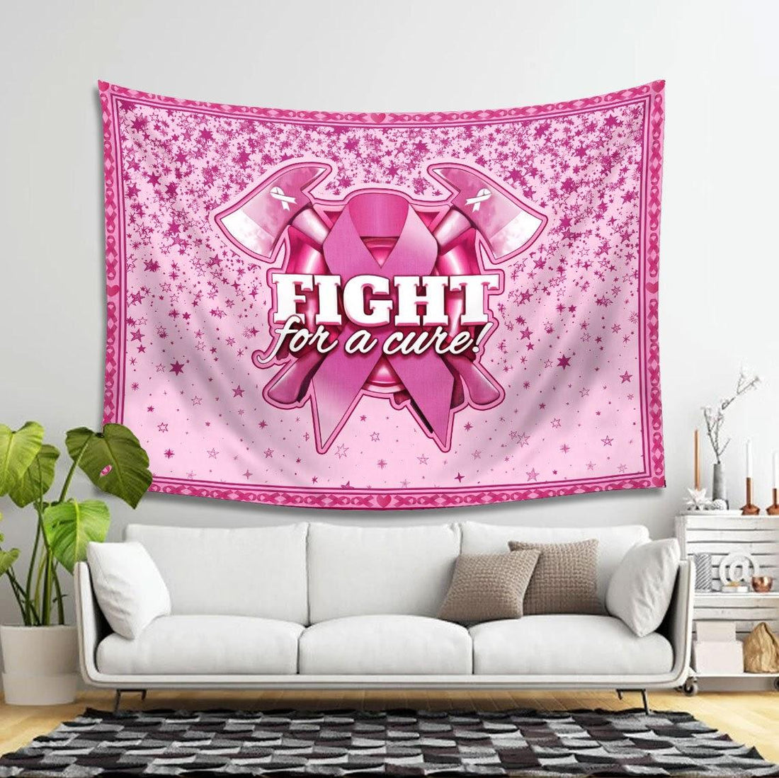 Breast Cancer Tapestry - CustomsPig