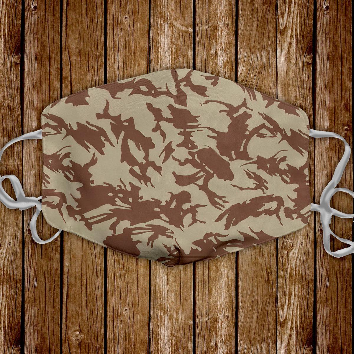 Bristish Desert (DPM) Camo Pattern Face Mask - DucG
