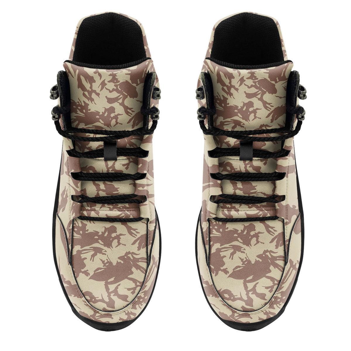 Bristish Desert (DPM) Camo Pattern Hiking Shoes - DucG