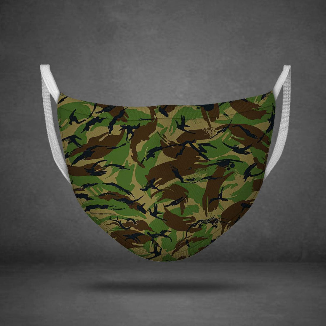 Bristish Disruptive Pattern (DPM) Material British Armed Forces Face Mask - DucG