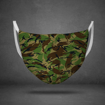 Bristish Disruptive Pattern (DPM) Material British Armed Forces Face Mask - DucG