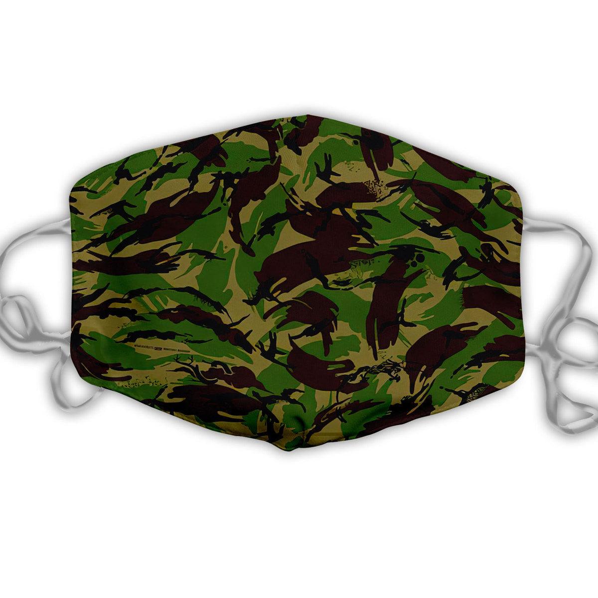Bristish Disruptive Pattern (DPM) Material British Armed Forces Face Mask - DucG