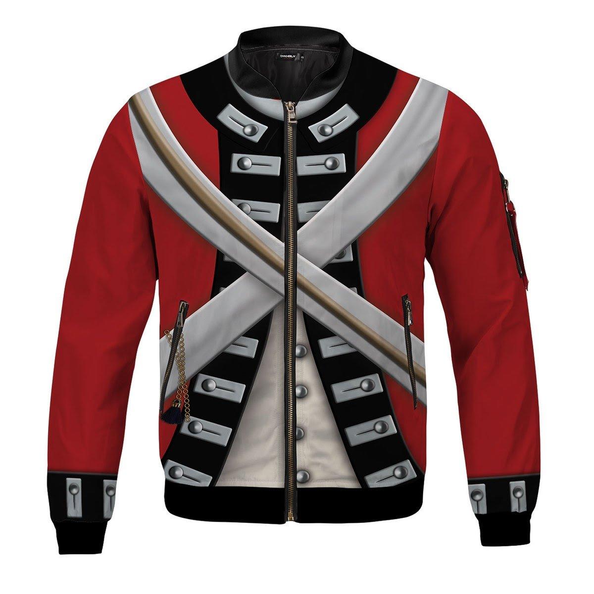 British Army Red Coat Bomber Jacket - DucG