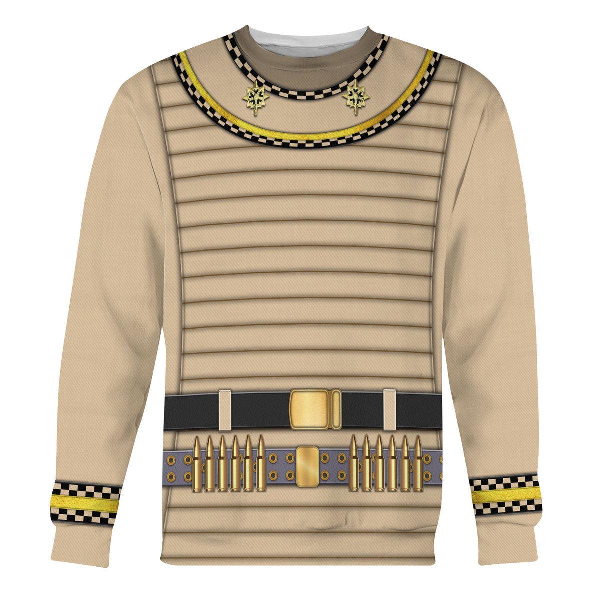 BSG Colonial Warrior Uniform T-shirt Hoodie Sweatpants Apparel - CustomsPig.com