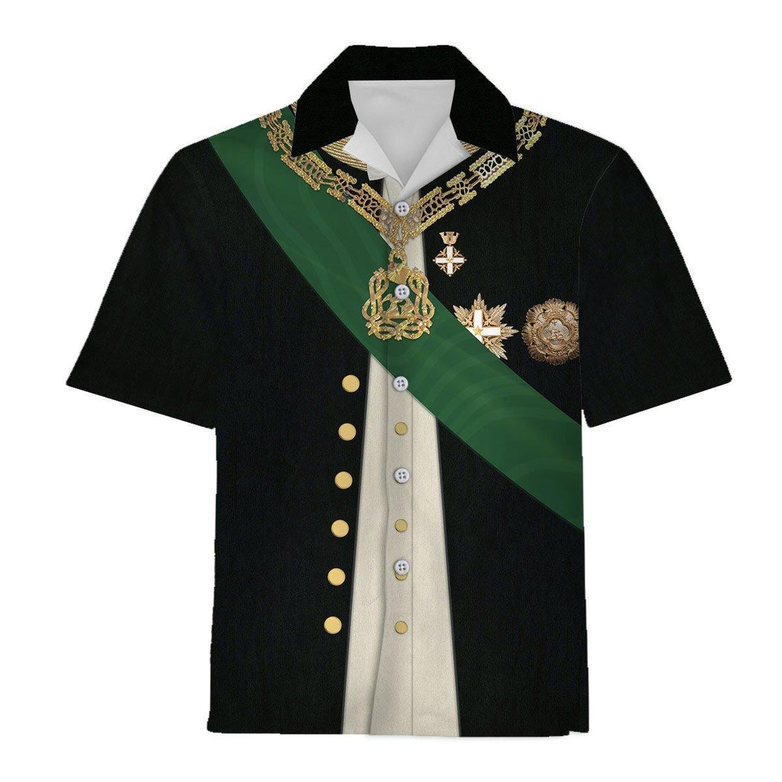 Camillo Benso, Count of Cavour Unisex Hawaiian Shirt -  CustomsPig.com