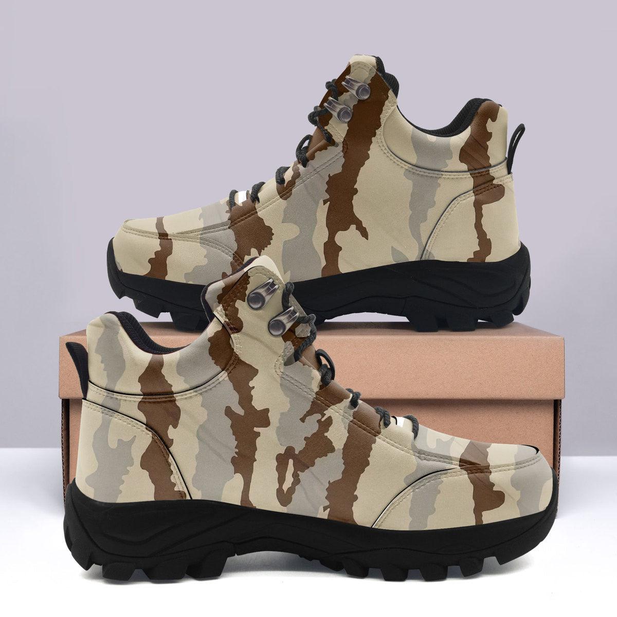 Camouflage Daguet Desert Camouflage Hiking Shoes - DucG