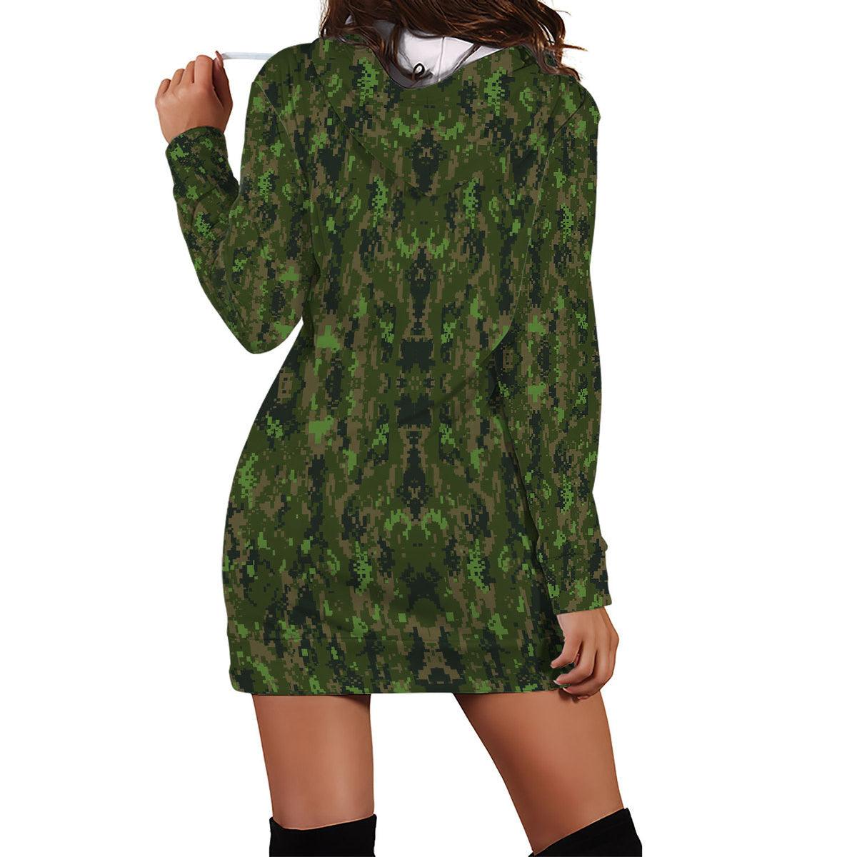 Canadian Disruptive Pattern CADPAT Canadian Armed Forces (CF) Dress Hoodie - DucG