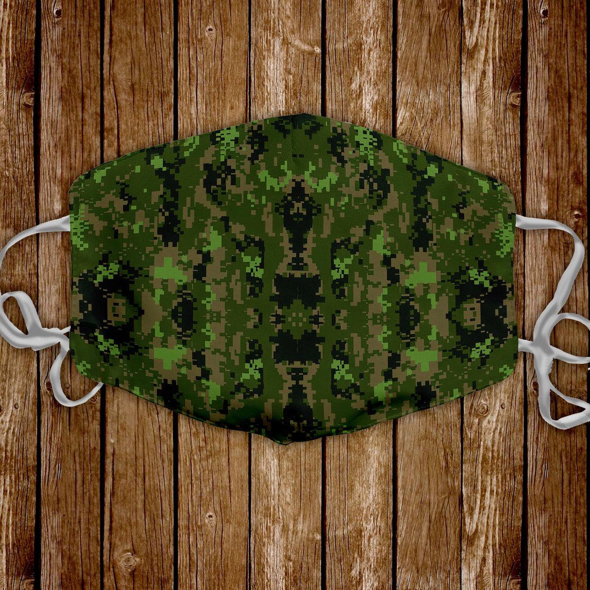 Canadian Disruptive Pattern CADPAT Canadian Armed Forces (CF)Face Mask - DucG