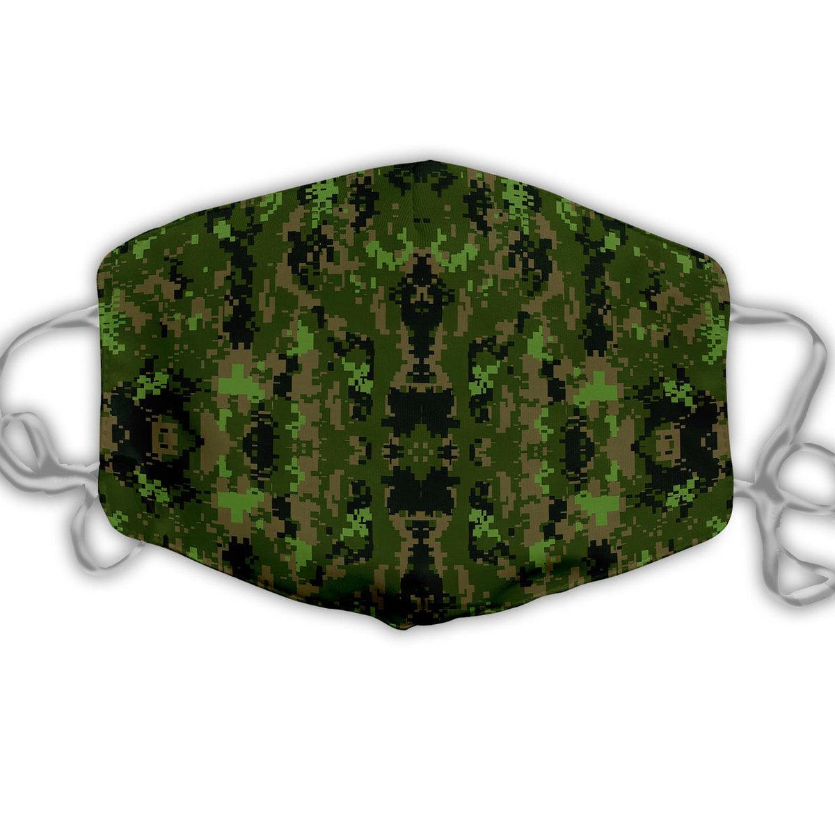 Canadian Disruptive Pattern CADPAT Canadian Armed Forces (CF)Face Mask - DucG