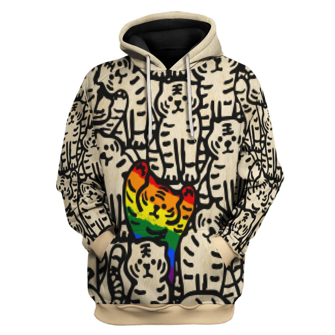 Cat LGBTQ+ Stand Out Hoodie T-shirt Tops - DucG