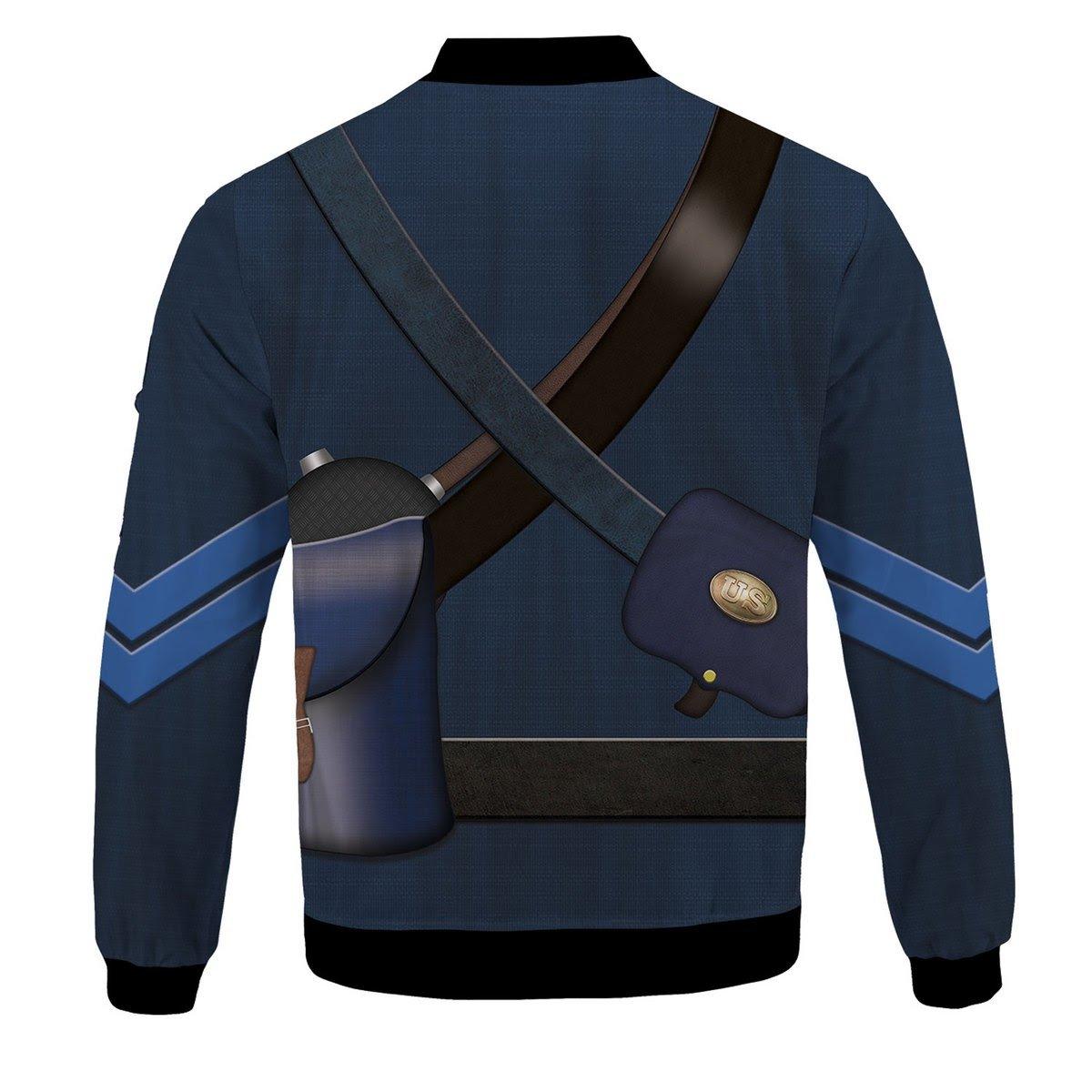 Civil War Uniforms of Blue Union Infantryman Bomber Jacket - DucG